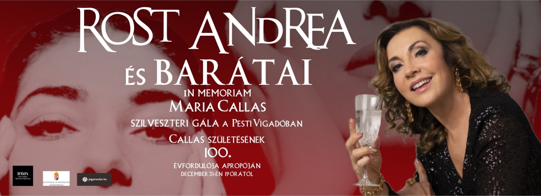 Rost Andrea és barátai - szilveszteri gála a Pesti Vigadóban