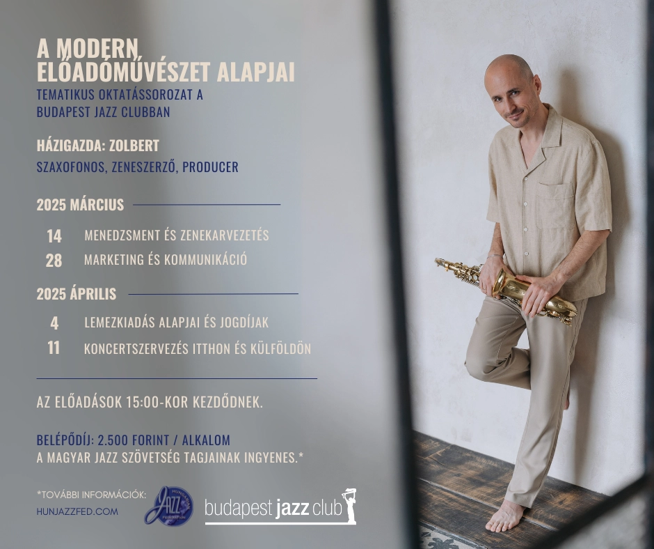 Magyar Jazz Szövetség - A modern előadóművészet alapjai