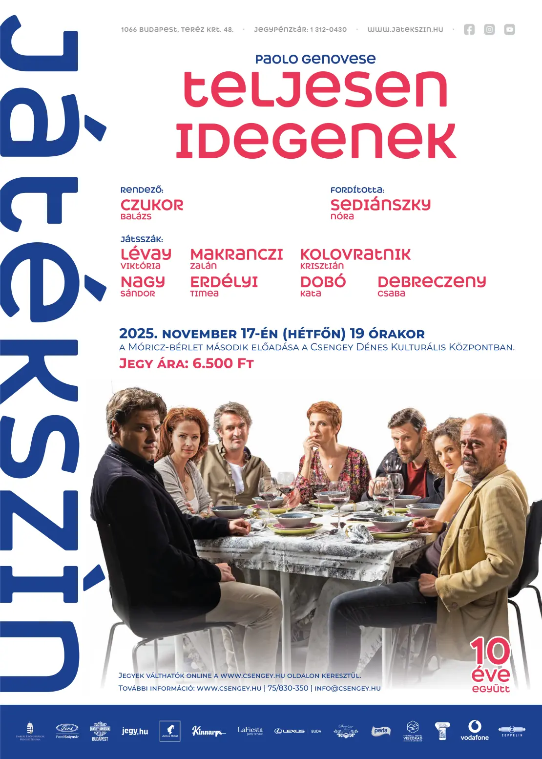 Link: Paolo Genovese:  TELJESEN IDEGENEK