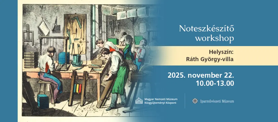 Noteszkészítő workshop a Ráth-villában