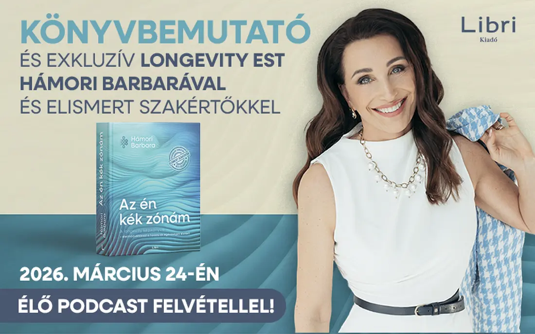 Könyvbemutató és Exkluzív Longevity Est Hámori Barbarával