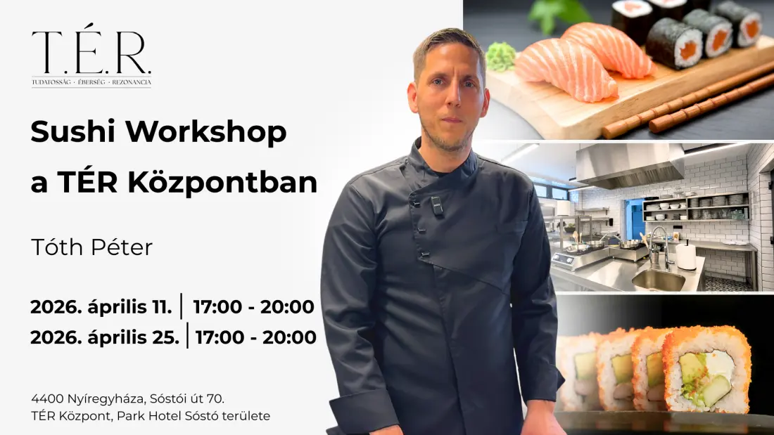 Link: Sushi Workshop Tóth Péterrel