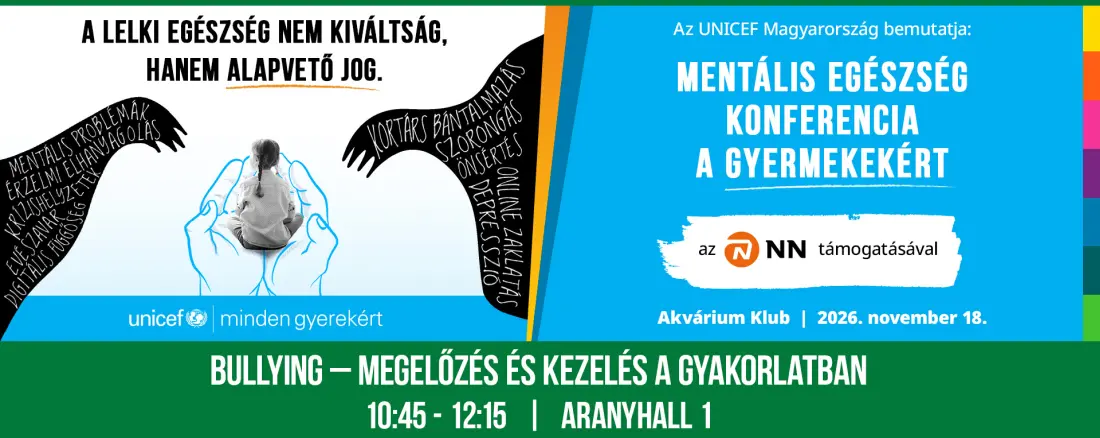 Link: WORKSHOP: Bullying – megelőzés és kezelés a gyakorlatban. Áldozat vagy bántalmazó? Kiutak és stratégiák az online és offline bántalmazás kezelésére