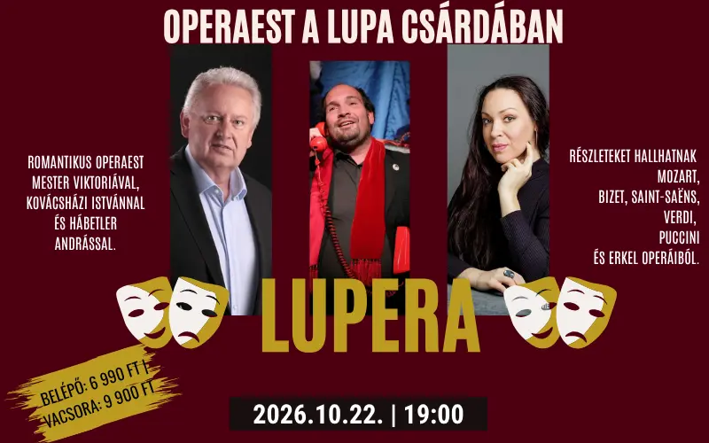 Link: Lupera – romantikus operaest a Lupa Csárdában