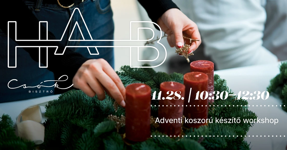 Link: Adventi koszorú készítő workhsop