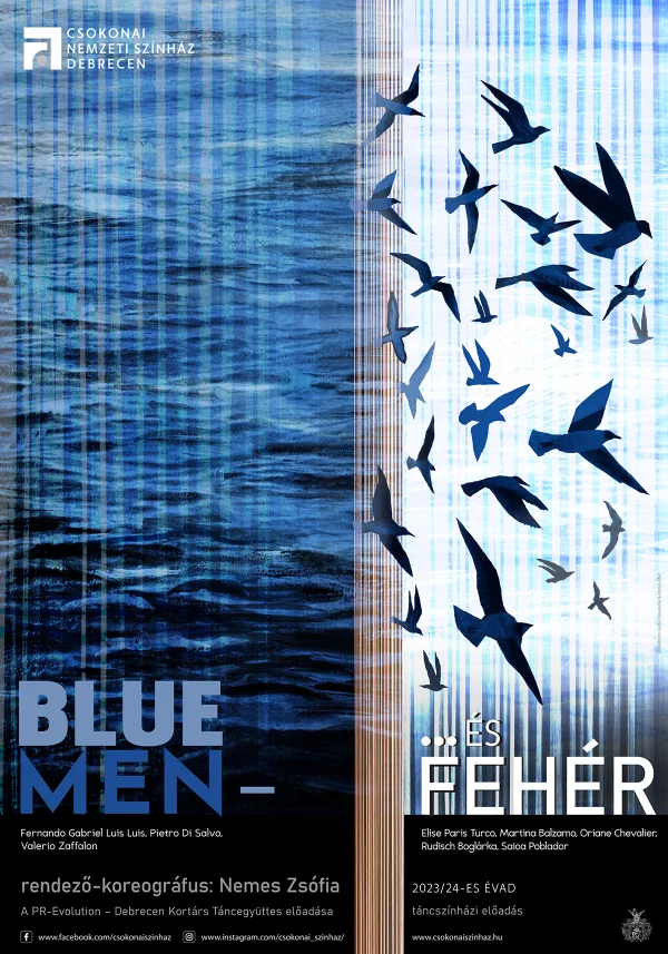 Blue men- ... és fehér