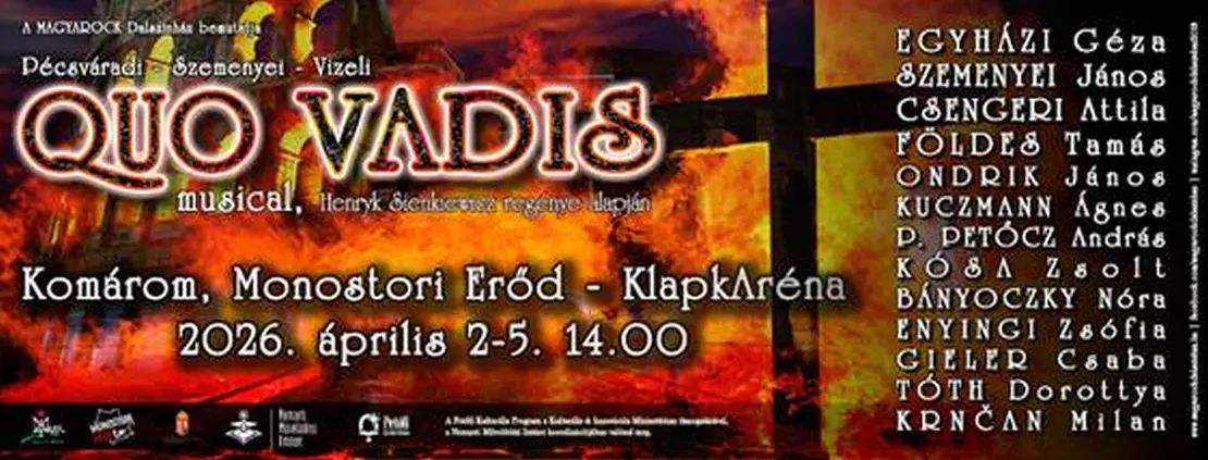 QUO VADIS  musical - Henryk Sienkiewicz regénye alapján a Magyarock Dalszínház előadásában