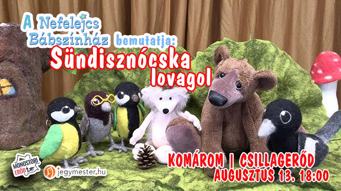 Link: Sündisznócska lovagol - A Nefelejcs Bábszínház gyermekszínháza