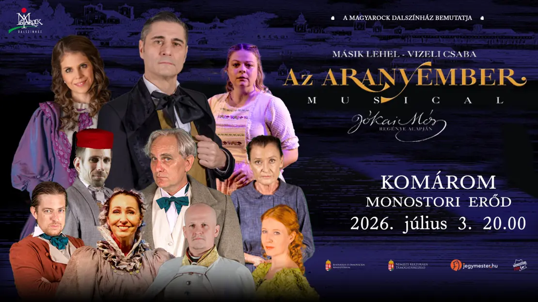 Link: JÓKAI – MÁSIK – VIZELI: Az aranyember musical