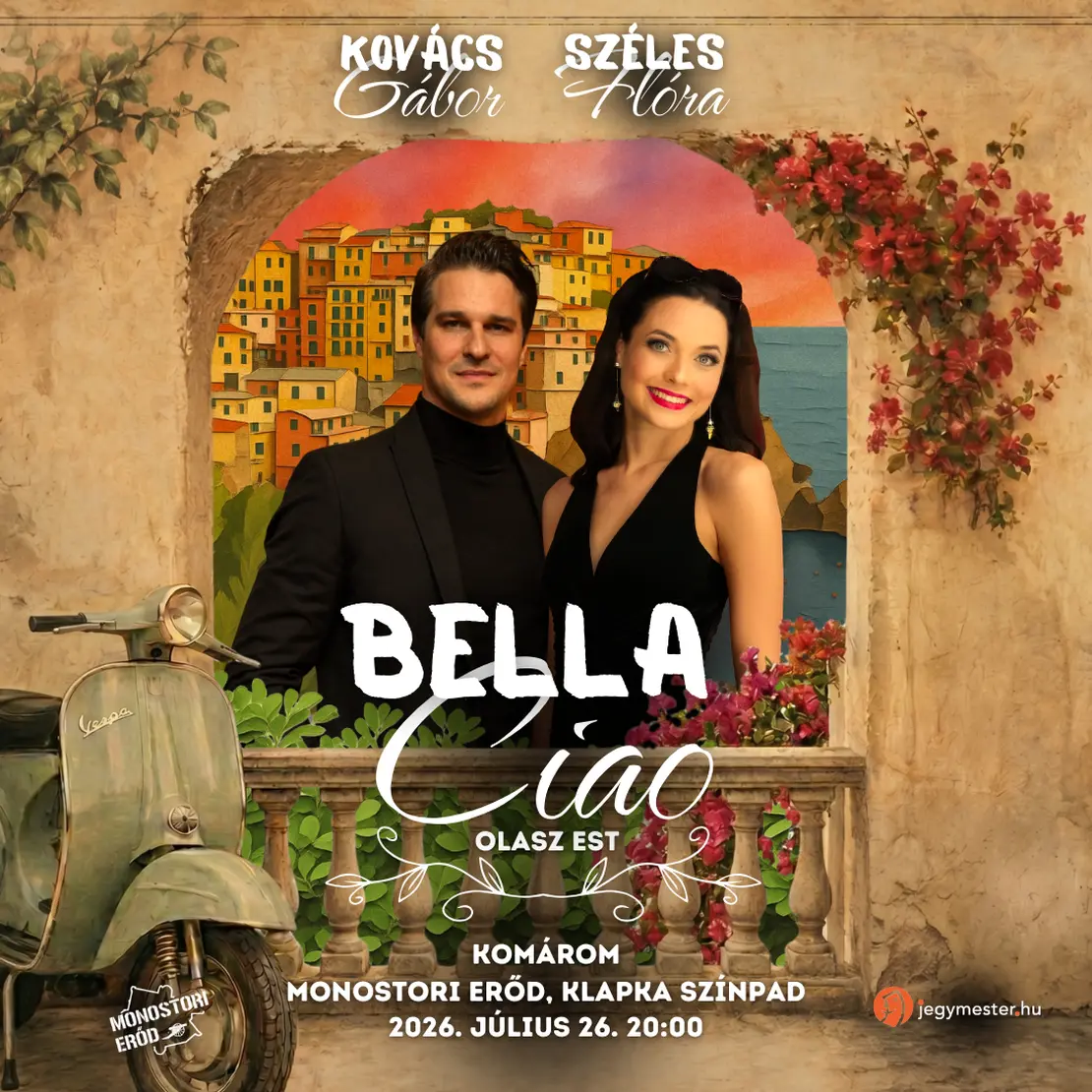 Link: Bella Ciao – Széles Flóra & Kovács Gábor olasz estje