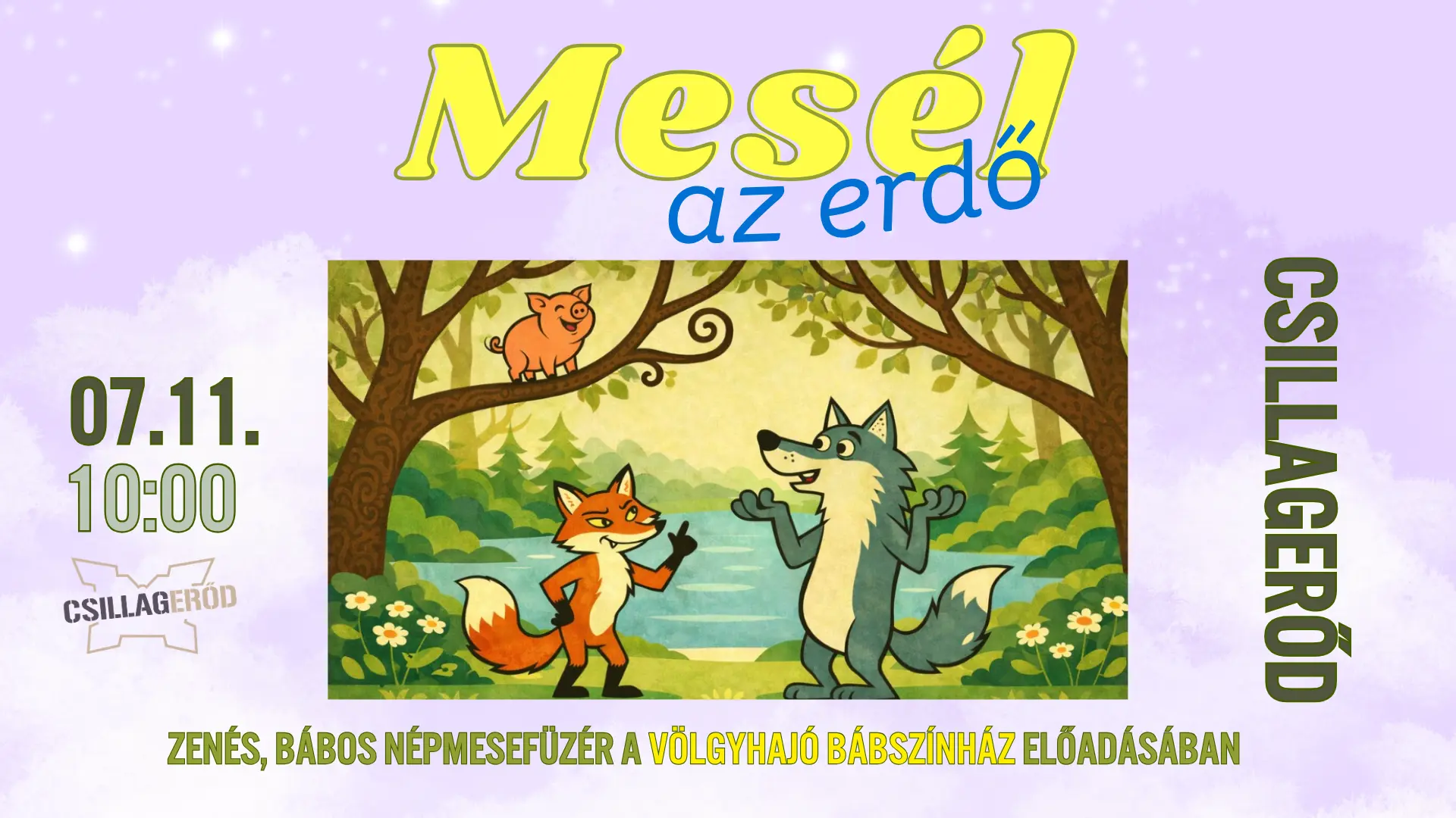 Mesél az erdő (bábos népmesefűzér)