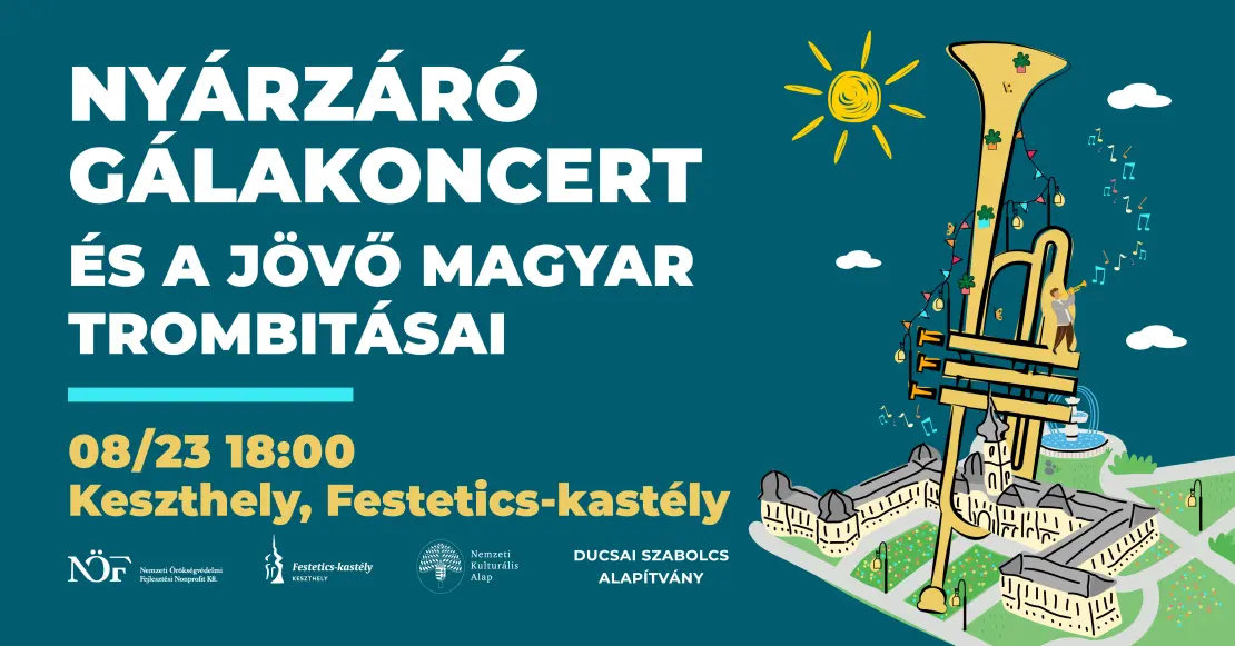 Link: Nyárzáró gálakoncert és a jövő magyar trombitásai a Festetics-kastély parkjában