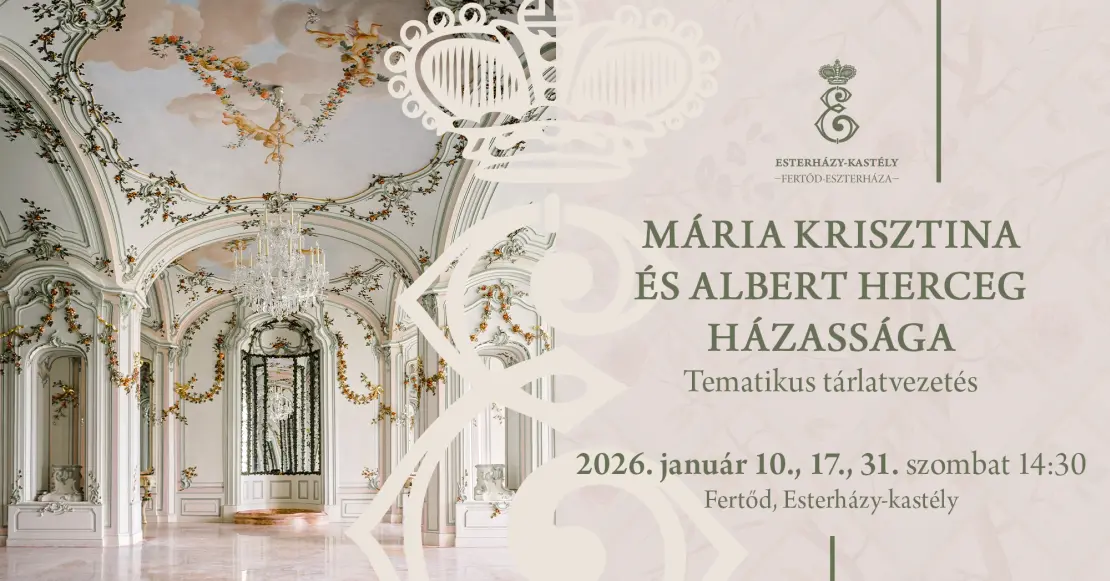 Link: Mária Krisztina és Albert herceg házassága - Tematikus tárlatvezetés