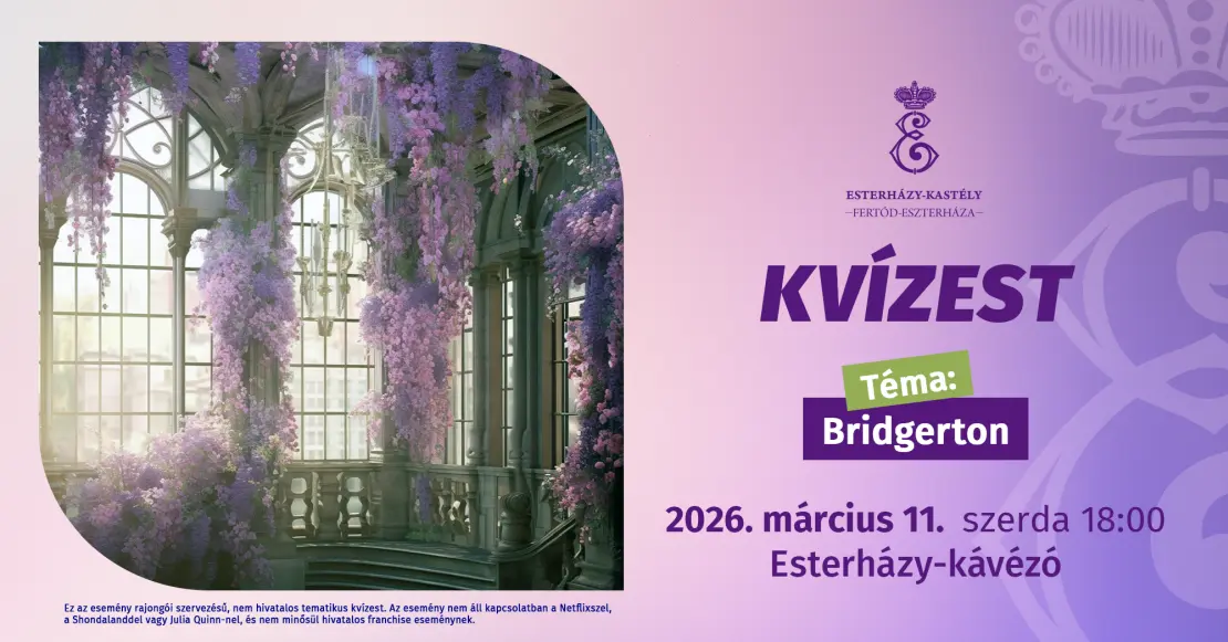Bridgerton Kvízest az Esterházy-kávézóban
