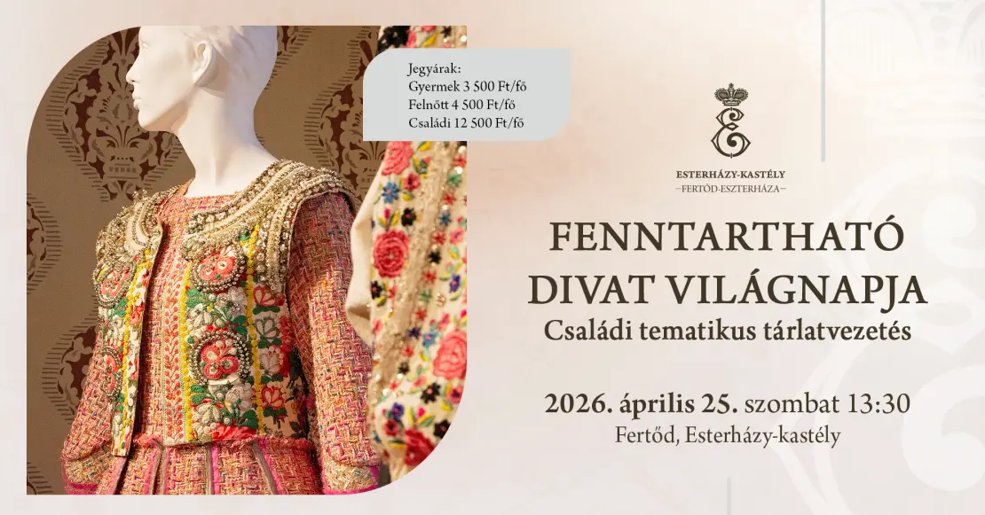 Link: Fenntartható Divat Világnapja - Családi tárlatvezetés