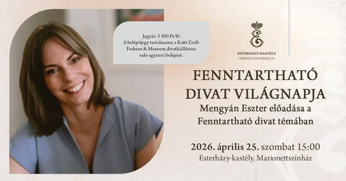 Fenntartható Divat Világnapja - Mengyán Eszter előadása Fenntartható divat témában