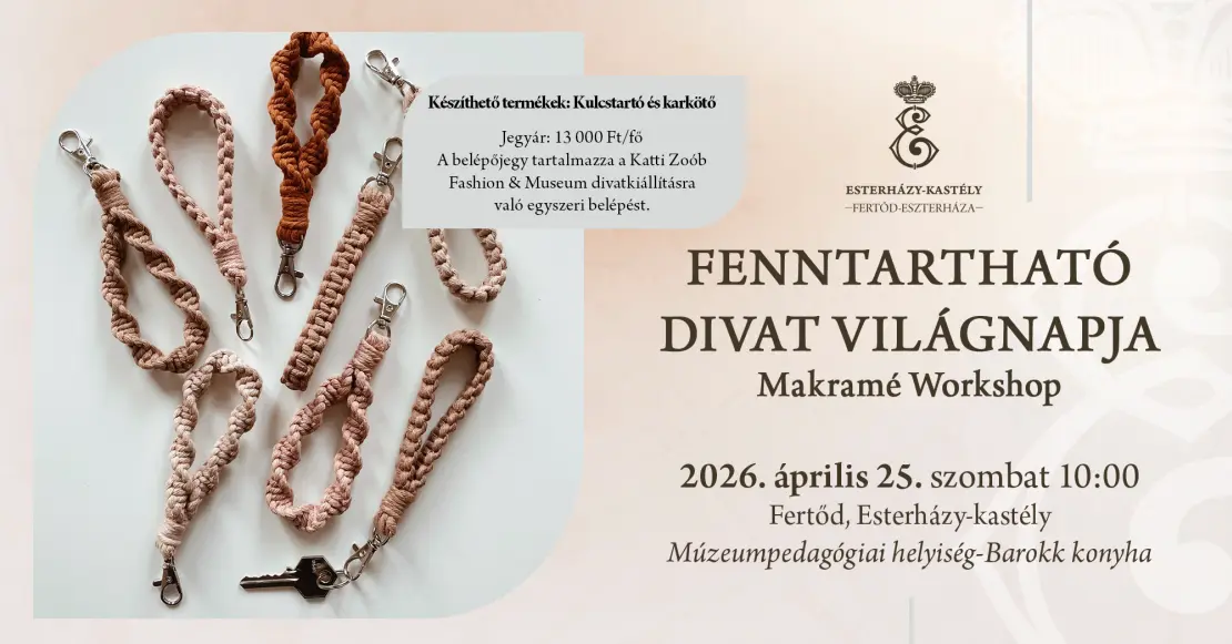 Fenntartható Divat Világnapja - Makramé Workshop
