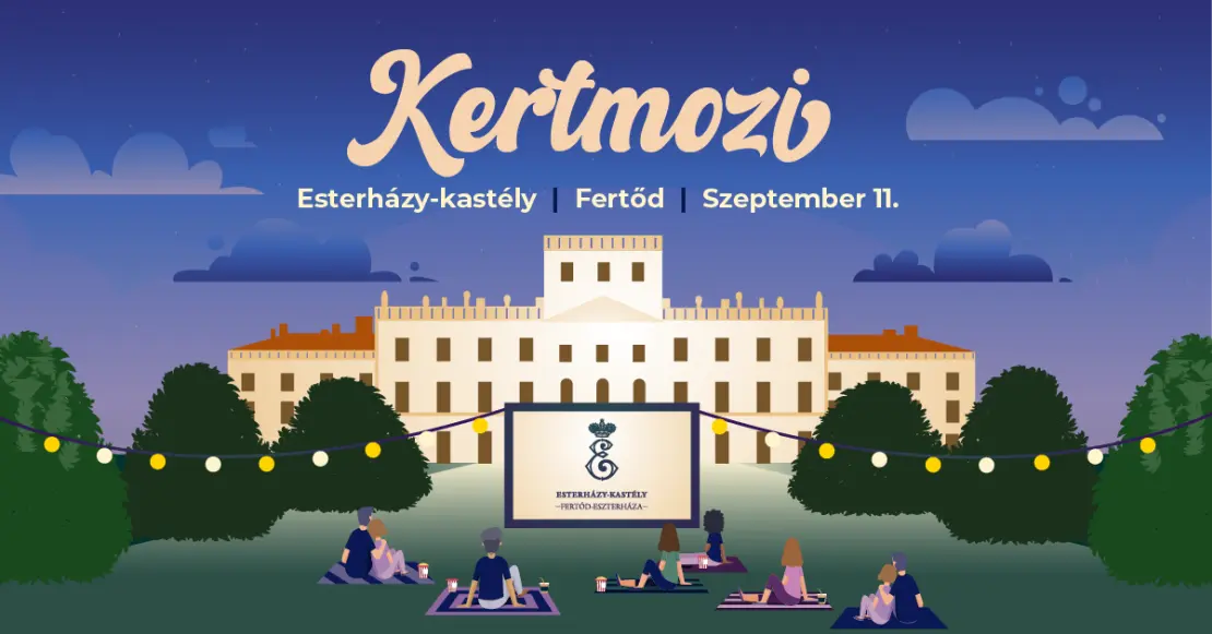 Kertmozi az Esterházy-kastély franciaparkjában