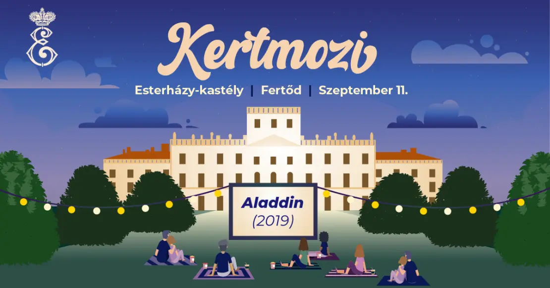 Kertmozi az Esterházy-kastély franciaparkjában