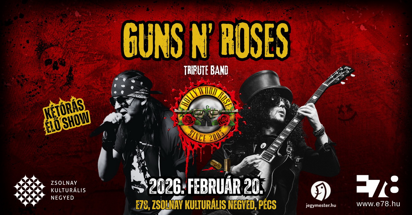 Link: Hollywood Rose Guns N' Roses Tribute Band koncert