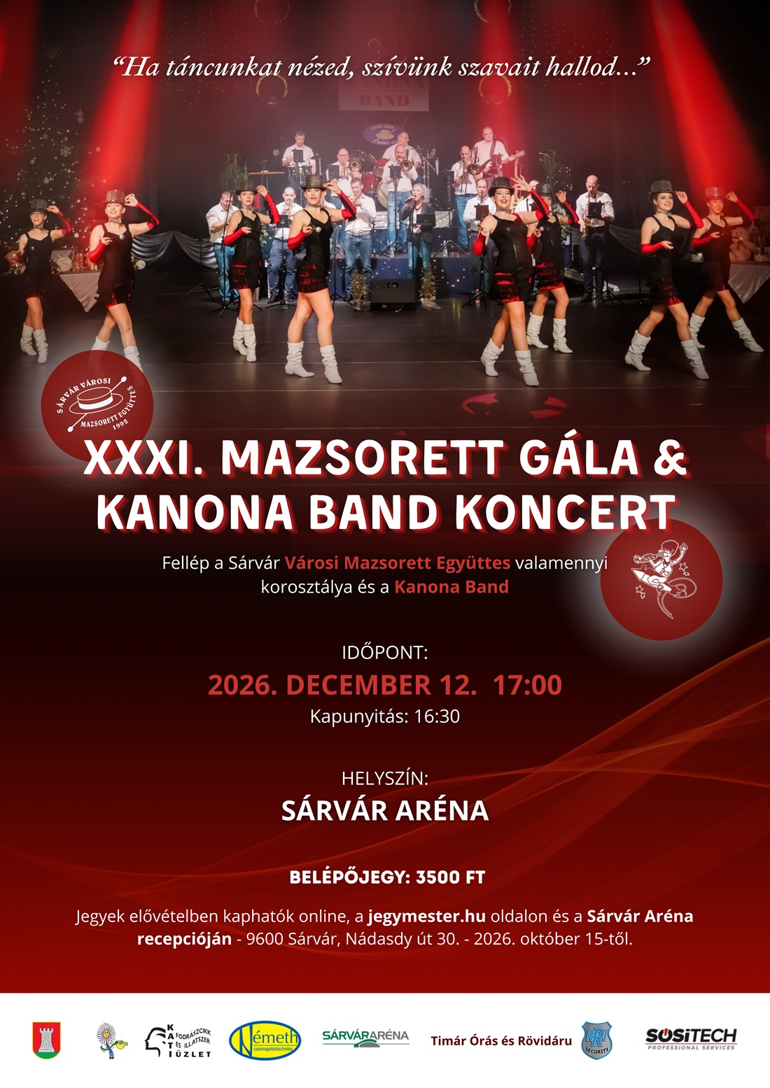 Link: XXXI. Mazsorett Gála & Kanona Band koncert