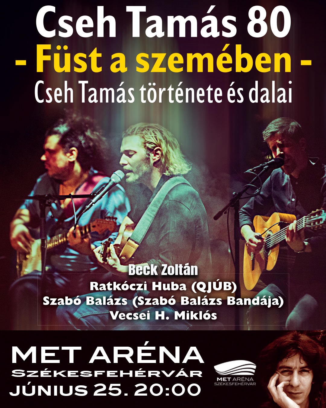 FÜST A SZEMÉBEN - Cseh Tamás története és dalai
