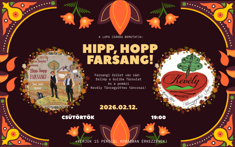 Link: Hipp-hopp, farsang – táncos-zenés mulatság!