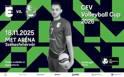 Link: MÁV Előre Foxconn (HUN) - Helios Grizzlys Giesen (GER) férfi röplabda CEV Kupa mérkőzés