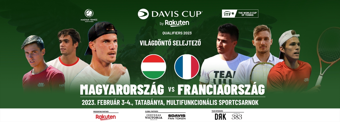 Magyarország - Franciaország 2023 Davis-kupa Világdöntő selejtező
