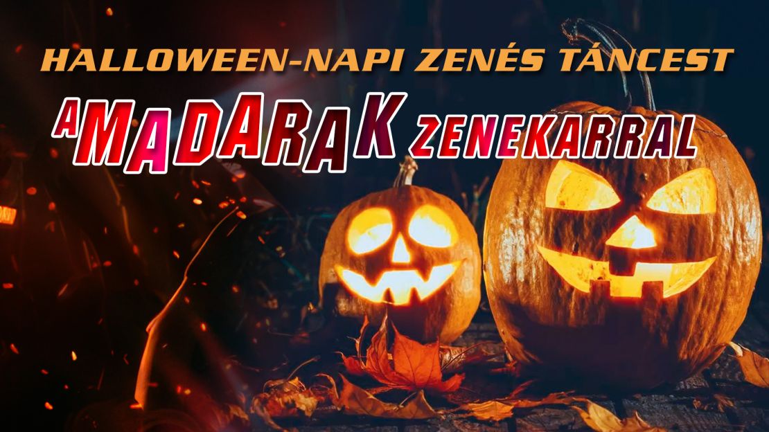Halloween-napi zenés táncest a Madarak zenekarral