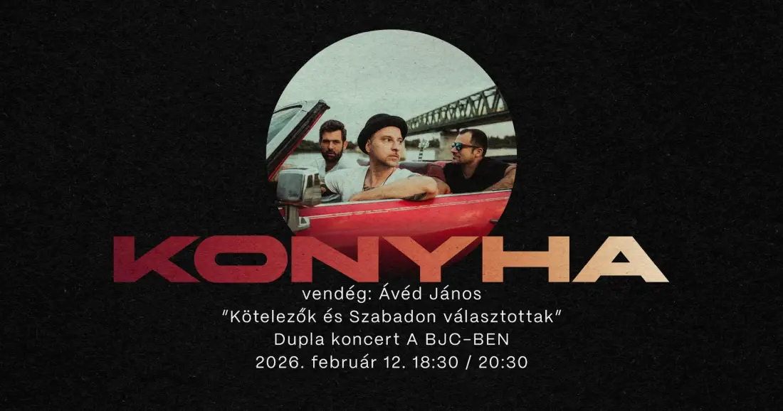 Konyha - Dupla koncert - bérlet