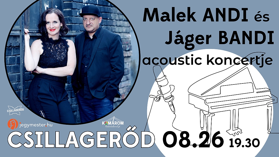 Malek Andi és Jáger Bandi acoustic koncertje