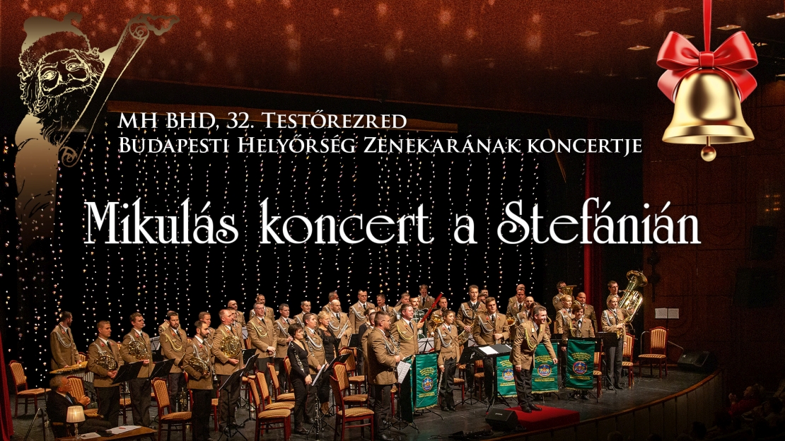 Mikulás koncert a Stefánián - A Budapesti Helyőrség Zenekar koncertje