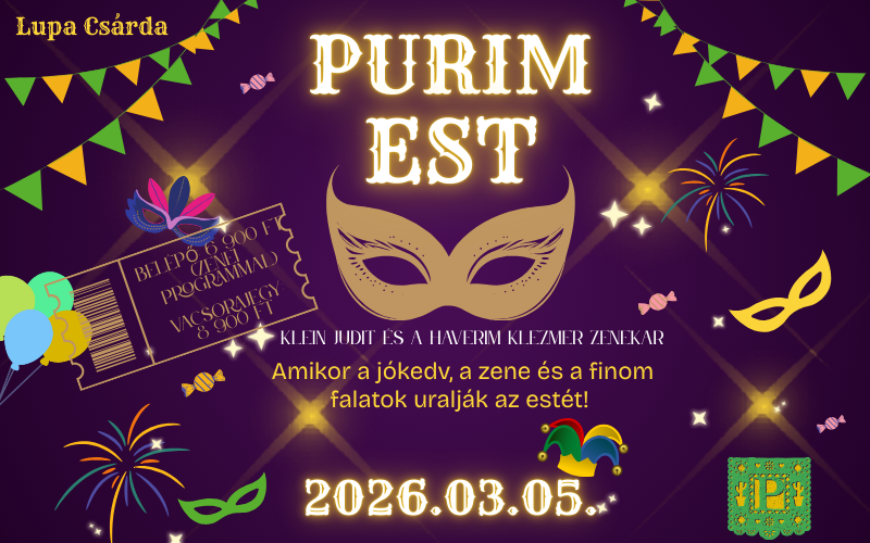 Link: Purim Klezmer Est a Lupa Csárdában